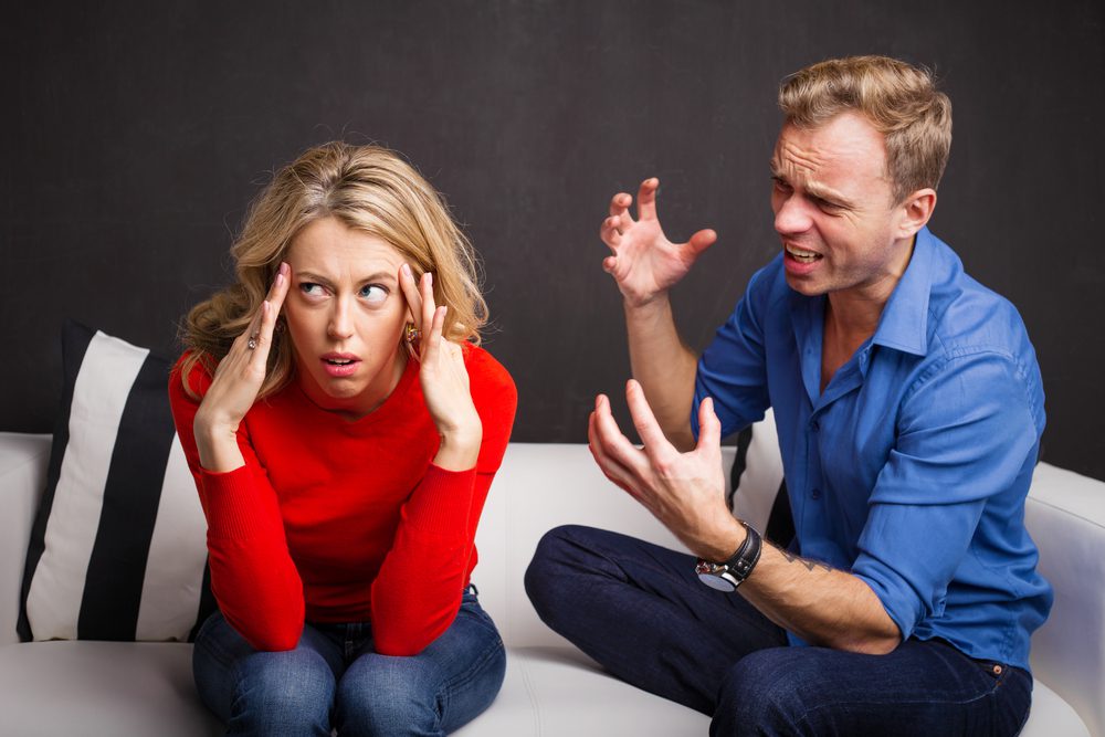 annoyed partner