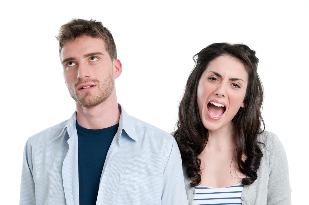 annoyed partners