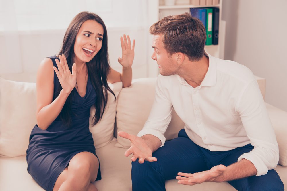 annoyed partner