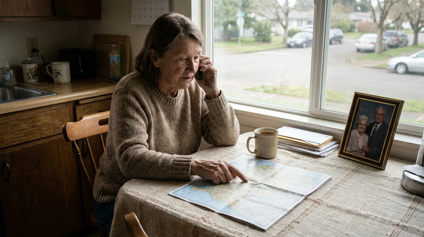Editorial photograph illustrating: Why Geography Shapes Senior Dating USA